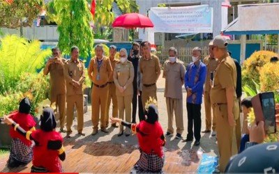 Kegiatan MKKS SMP di SMPN 3 Mamuju Kabupaten Mamuju