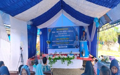 LEPAS SISWA-SISWI KELAS IX, SMPN 3 MAMUJU GELAR ACARA PISAH TAMAT